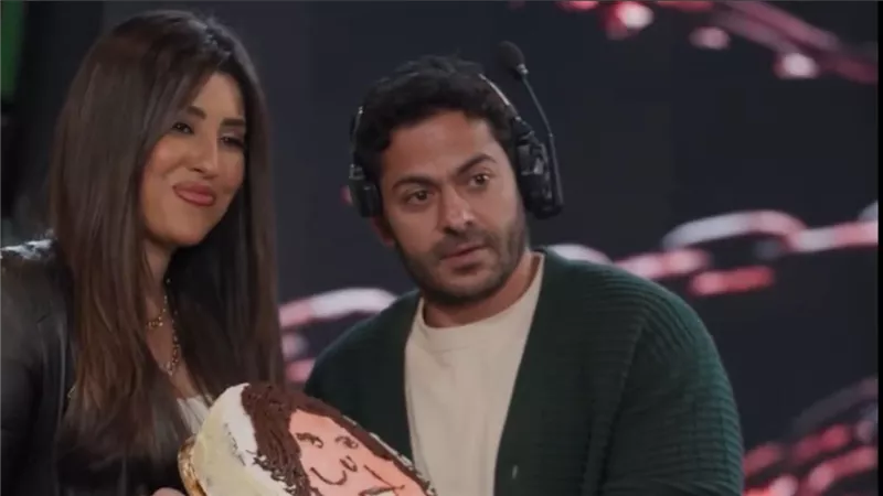 أيتن عامر تطلب الإسعاف بعد مشهد أكشن مفبرك في برنامج الكاميرا الخفية  