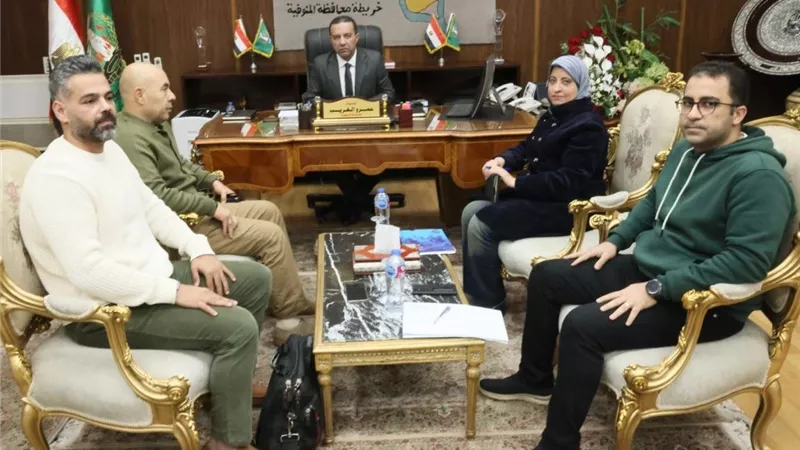 محافظ المنوفية يبحث مع شركة الإنتاج الحربي تسريع تنفيذ المشروعات  