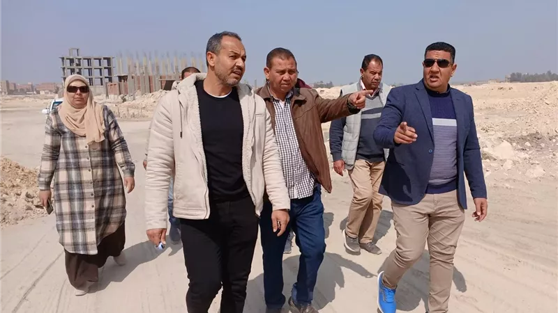 جولات ميدانية مكثفة تسرع تنفيذ مشروعات الإسكان بمدينة بني سويف الجديدة