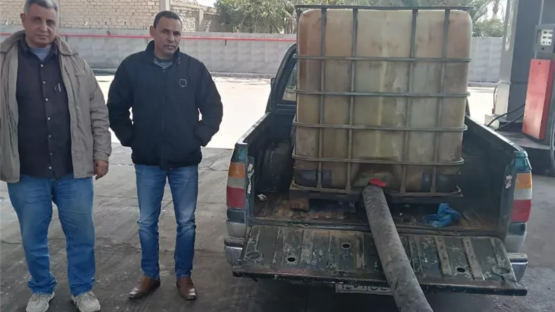 تموين برج العرب تضبط 1000 لتر سولار مدعوم قبل التهريب للسوق السوداء