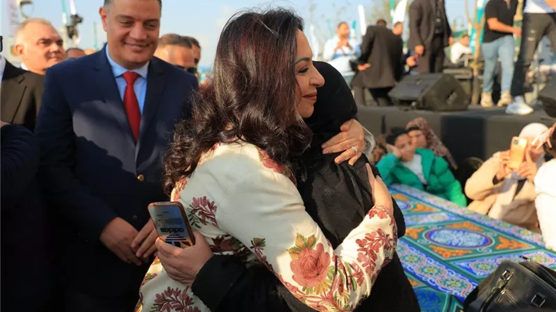 مايا مرسي تتفقد إفطار «مصر الخير» لـ1500 صائم بممشى «أهل مصر»