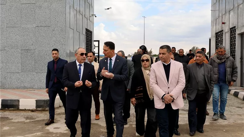 محافظ الإسماعيلية يتفقد البوابة الجديدة للمنطقة الحرة ويوجه بسرعة تشغيلها