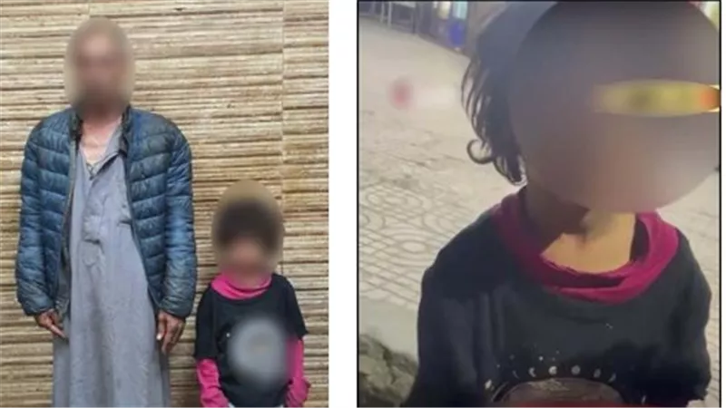 قلب ميت.. عاطل يجبر طفلته على التدخين والتسول في الفيوم 