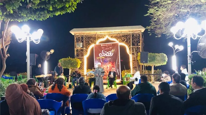 سهرة رمضانية بنادي أعضاء هيئة التدريس بالمنيا تجمع بين الروحانيات والإنشاد