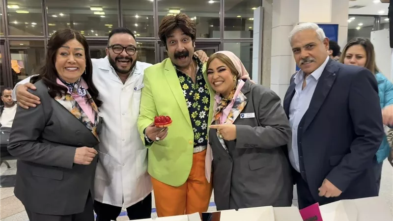حريق لوكيشن تصوير مسلسل السوق الحرة بطولة محمد ثروت 