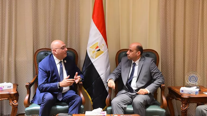 وزير العمل يلتقي الرئيس التنفيذي لجهاز تنمية المشروعات المتوسطة والصغيرة 