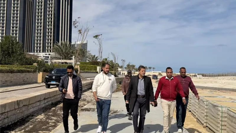 مارينا تشهد تطوير ممشى سياحي متكامل على البحر المتوسط