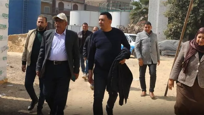 رئيس مياه المنيا يتابع مشروعات «حياة كريمة» بملوي ويوجه بتكثيف العمل