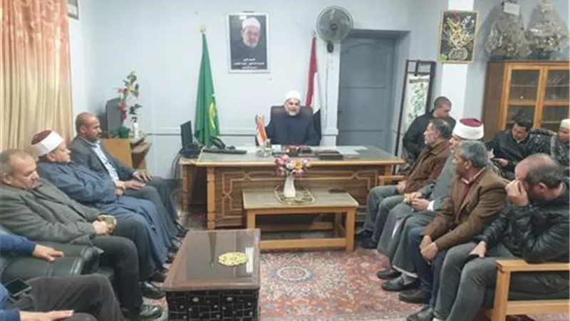 الوكيل الشرعي الجديد يجتمع مع قيادات الديوان العام بالمنيا الأزهرية
