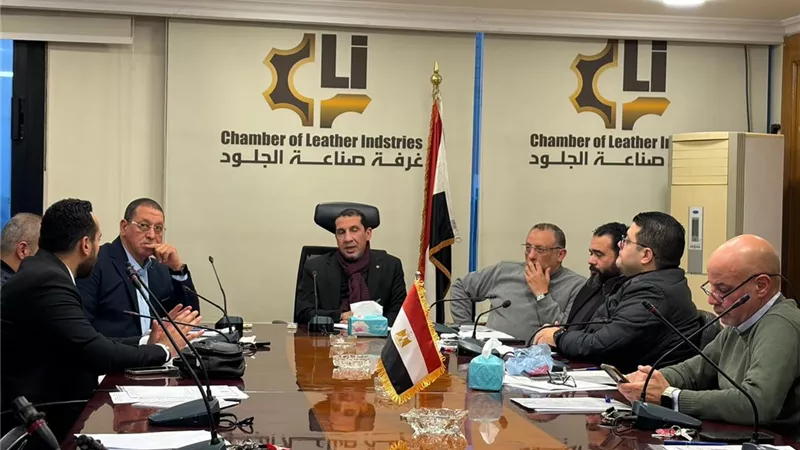 غرفة صناعة الجلود تدعو وزير الصناعة لتشجيع تصنيع مستلزمات الإنتاج محليًا
