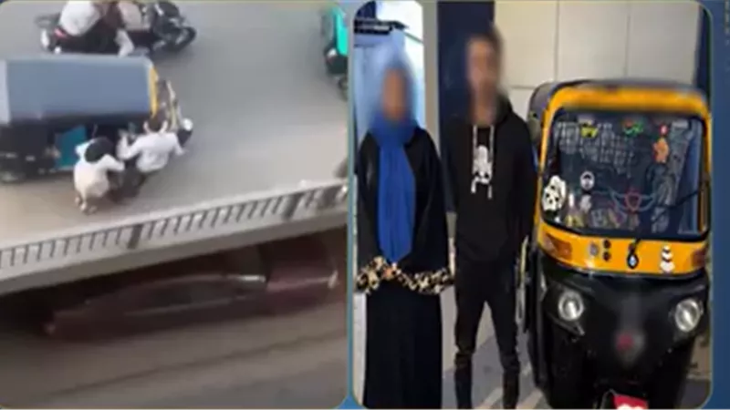 سائق توك توك يعتدى على شقيقته بسبب خلافات في الشرابية 