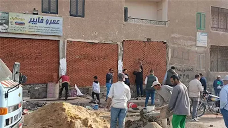 ضربة قوية للعشوائية في 6 أكتوبر.. إعادة غلق الوحدات المخالفة بالحي العاشر