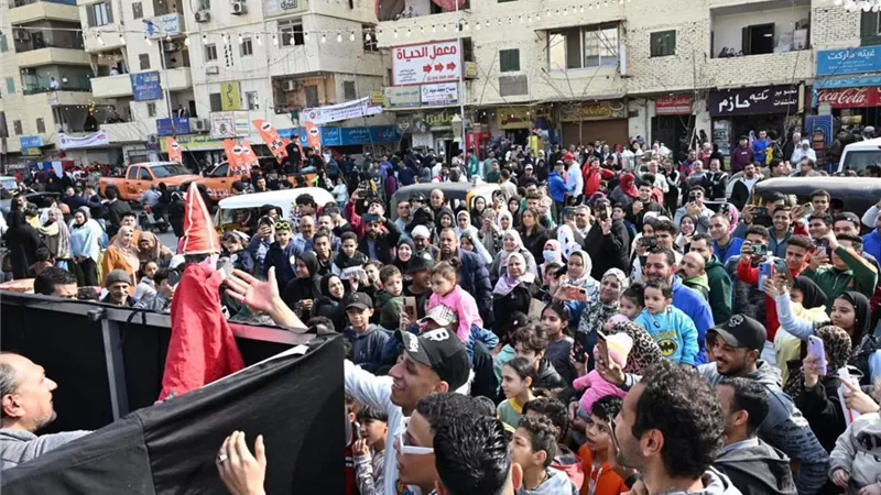 وزارة الثقافة تشارك لأول مرة في إفطار المطرية بعروض فنية وتراثية|صور 