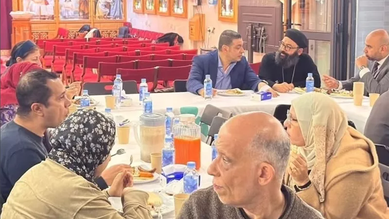 على شرف قنصل مصر.. الكنيسة الأرثوذكسية في الصين تنظم إفطار رمضاني | صور