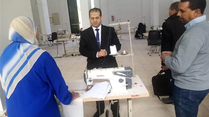 وكيل وزارة العمل بالأقصر: تم تدريب 120 فرد على الخياطة والكهرباء والسباكة 