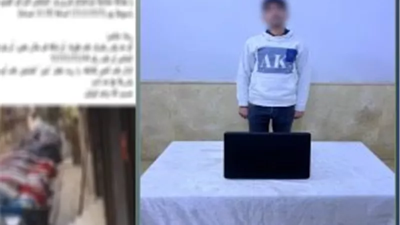 فيديو فضحه..لص اللاب توب في قبضة أمن أسيوط