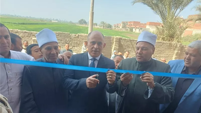 افتتاح مسجد النور بطوة بعد إحلاله وتجديده بتكلفة 7 ملايين جنيه