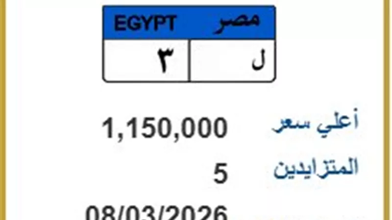 «5 متنافسين ولوحة».. «ل 3» تسجل مليون و15 ألف جنيه