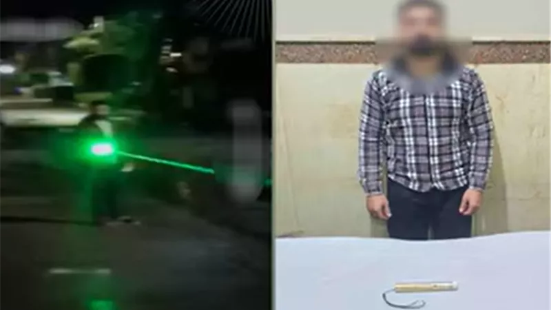 «مداعبة بالليزر».. طالبة ببرج العرب توقع شابا في قبضة الأمن 