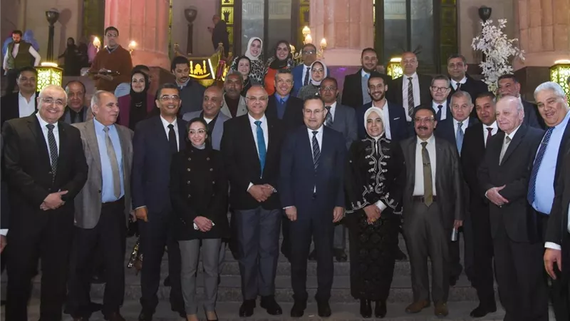 3 محافظين ووزير على مائدة إفطار كلية الهندسة جامعة الإسكندرية 