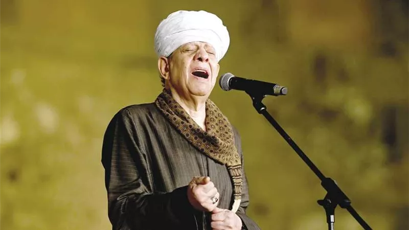 الشيخ «ياسين التهامي» وفرقته في ختام السهرات الرمضانية بالأوبرا