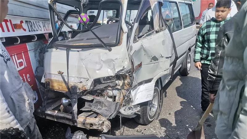 مصرع شخص وإصابة آخرين إثر حادث أليم على طريق كفر سعد بدمياط