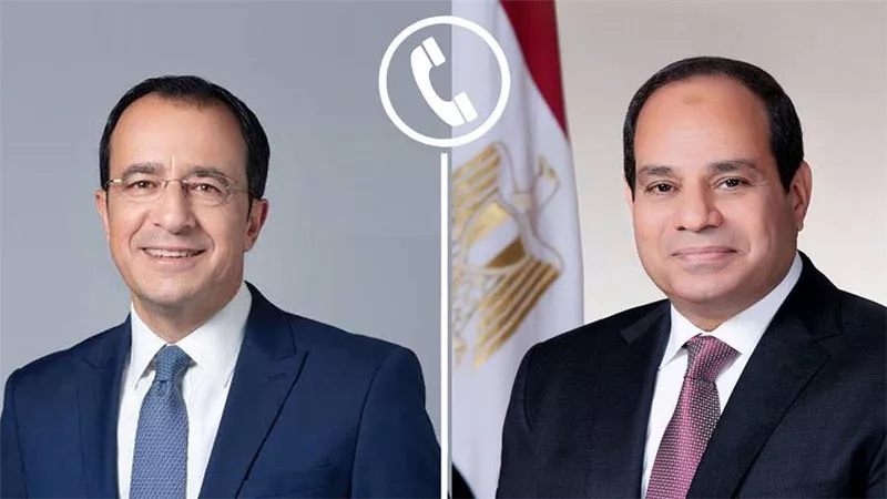 الرئيس السيسي لنظيره القبرصي: مصر تدعم سيادة الدول ووحدة وسلامة أراضيها