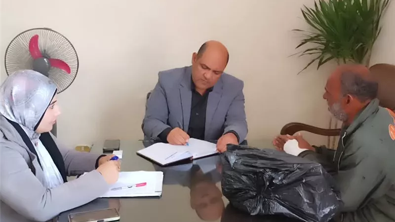 رئيس مركز ومدينة بلطيم يستمع لمشاكل المواطنين في اللقاء الجماهيري