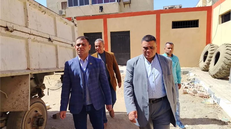 في أول يوم عمل.. رئيس مدينة أرمنت يبدأ مهامه بجولة ميدانية موسعة