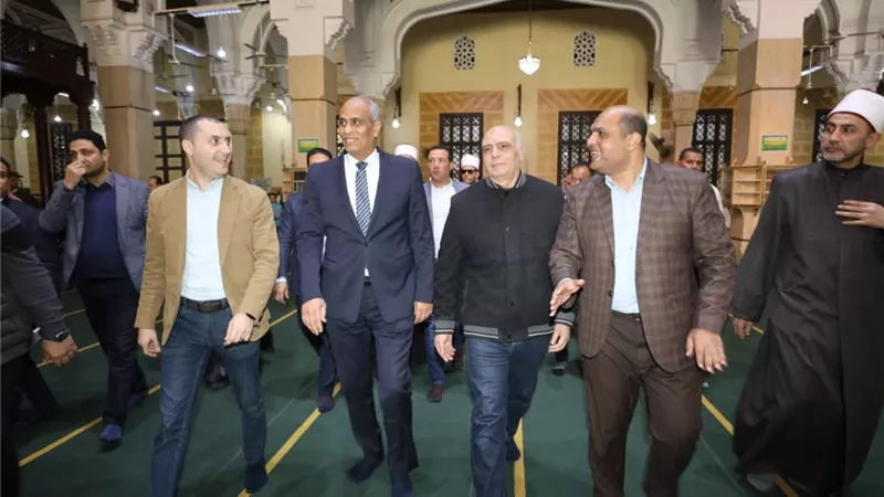 محافظ كفر الشيخ يتفقد أعمال تطوير المرحلة الثانية من الميدان الإبراهيمي