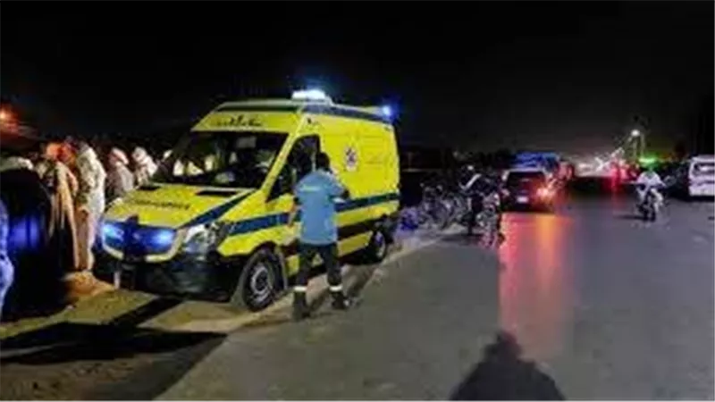 مصرع وإصابة 3 أشخاص في حادث تصادم أعلى كوبري  الصفصاف بالأقصر 