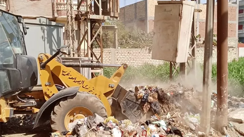 رفع 380 طن قمامة ومخلفات في حملة نظافة مكثفة بكفر الزيات خلال 24 ساعة