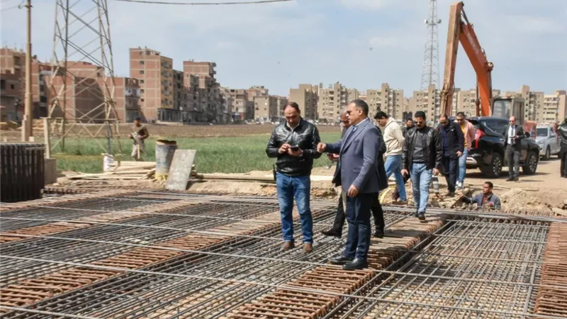 بتكلفة 10 مليون.. إحلال وتجديد وتوسعة كوبري الألفية بمنيا القمح|صور