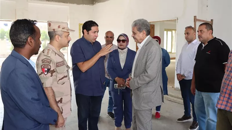 نائب محافظ بني سويف يتفقد مواقع تجهيز التدريب لمجابهة الأزمات والكوارث