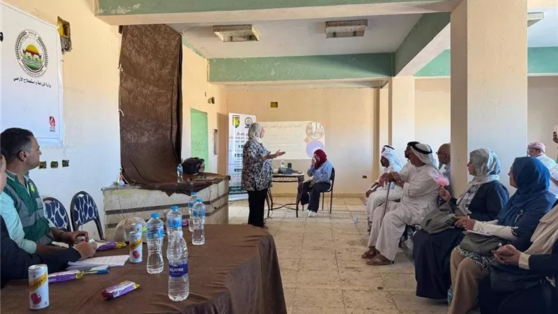 «بحوث الصحراء» تطلق دورة تدريبية لتمكين المرأة المعيلة في الشيخ زويد