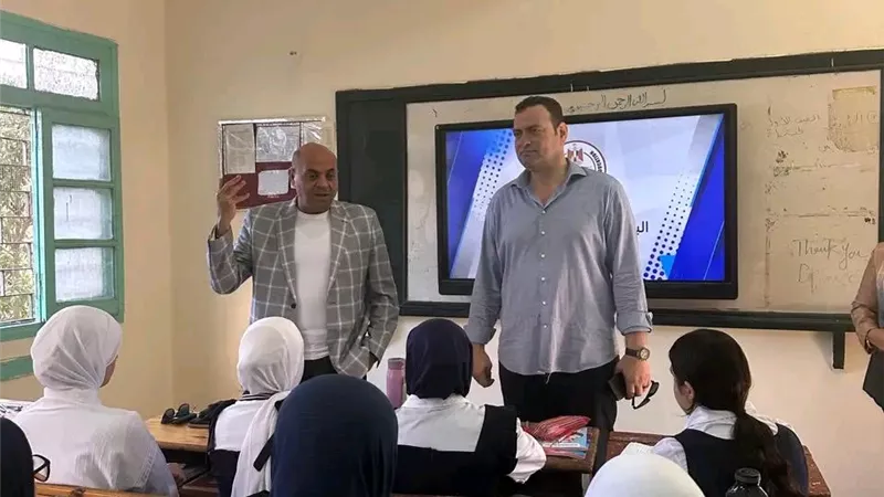 جولة ميدانية لوكيل تعليم الدقهلية بمدارس غرب المنصورة للاطمئنان على الانضباط