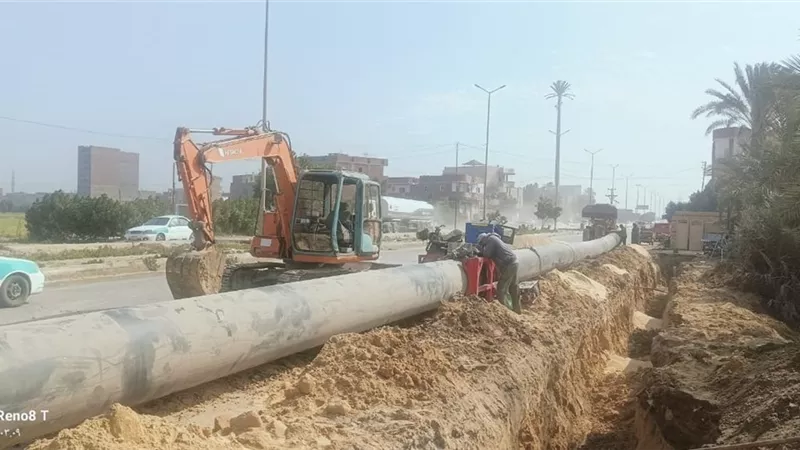  بتكلفة 85 مليون جنيه ..  الانتهاء من تجديد خط طرد الصرف الصحي بالسلخانة في الفيوم
