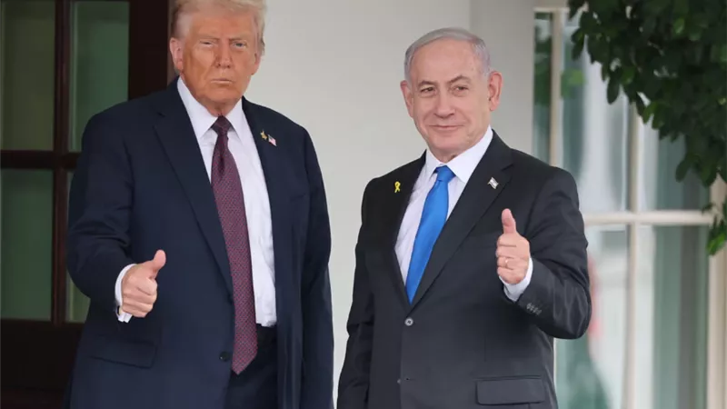بعد اجتماع دراماتيكي في البيت الأبيض: ترامب ونتنياهو يعقدان مؤتمرًا صحفيًا