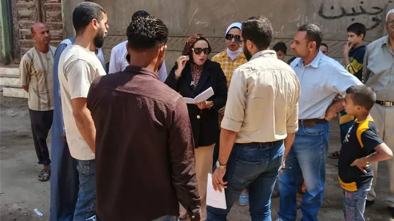 محافظ بني سويف يتابع مشروعات البنية التحتية لتحسين خدمات مياه الشرب |صور