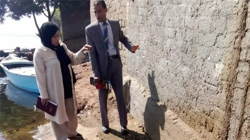 ضبط حظيرة مواشي تصرف مخلفاتها في نهر النيل بنجع حمادي