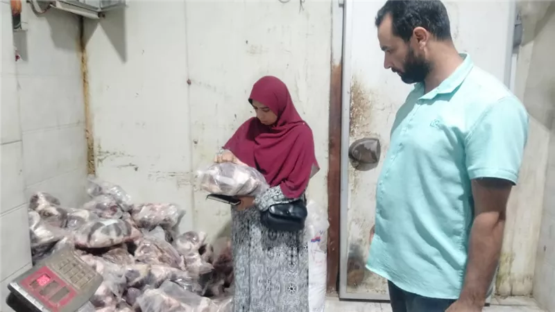 «تموين الإسكندرية» يضبط مصنع «بير سلم» لمصنعات اللحوم بحيازته لحوم منتهية الصلاحية