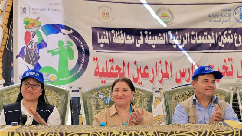 نائبة وزيرة التضامن تتابع تنفيذ مشروع منظمة الأغذية والزراعة للأمم المتحدة 