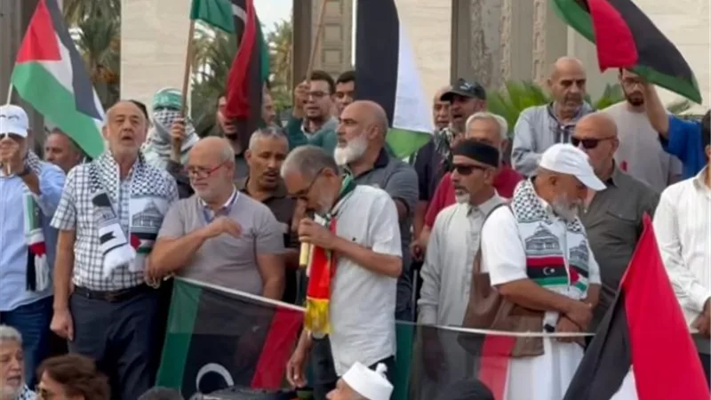 مظاهرات في ليبيا تندد باعتراض أسطول الصمود واعتقال النشطاء