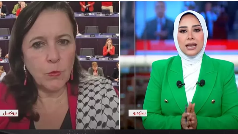 نائبة بالبرلمان الأوروبي تعلن التضامن مع أسطول الصمود: حاسبوا إسرائيل|فيديو