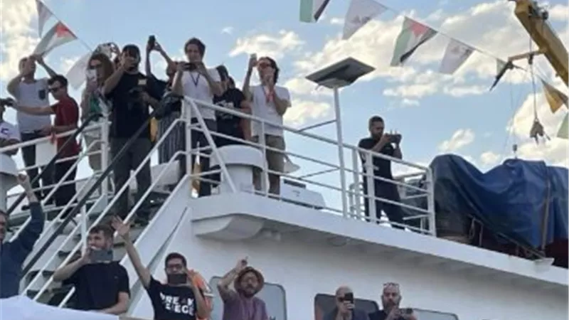 تركيا: نسعى لإعادة مواطنينا المعتقلين في أسطول الصمود