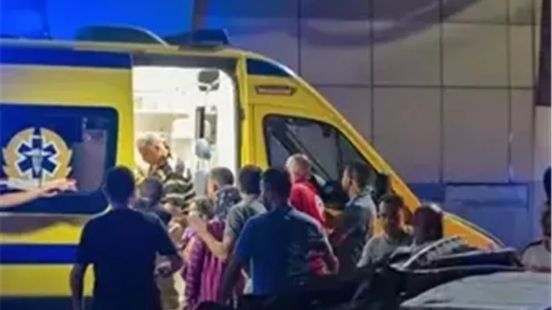 إصابة شابين في انقلاب تريلا بطريق الوادي الجديد– منفلوط