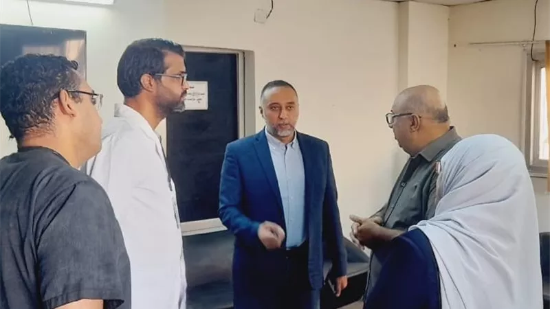 وكيل صحة شمال سيناء يتفقد القومسيون الطبي العام استعدادًا لانتخابات مجلس النواب