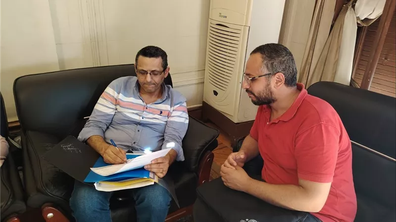  تضامنا مع الصحفيين .. «البلشي» يمارس عمله من حزب الوفد