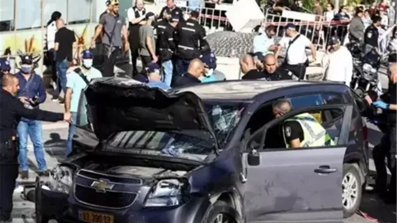 حادث دهس قرب القدس واعتقال مشتبه به