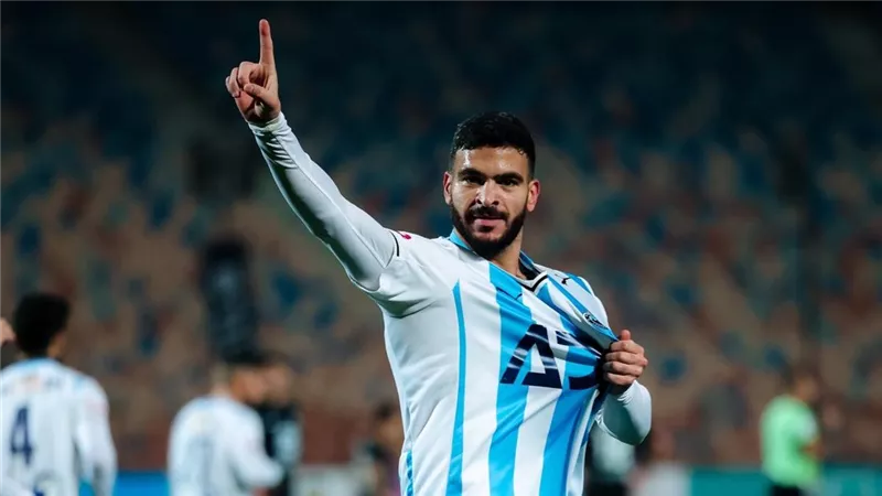 بقدم حامد حمدان.. بيراميدز يفوز بصعوبة على البنك الأهلي بالدوري المصري